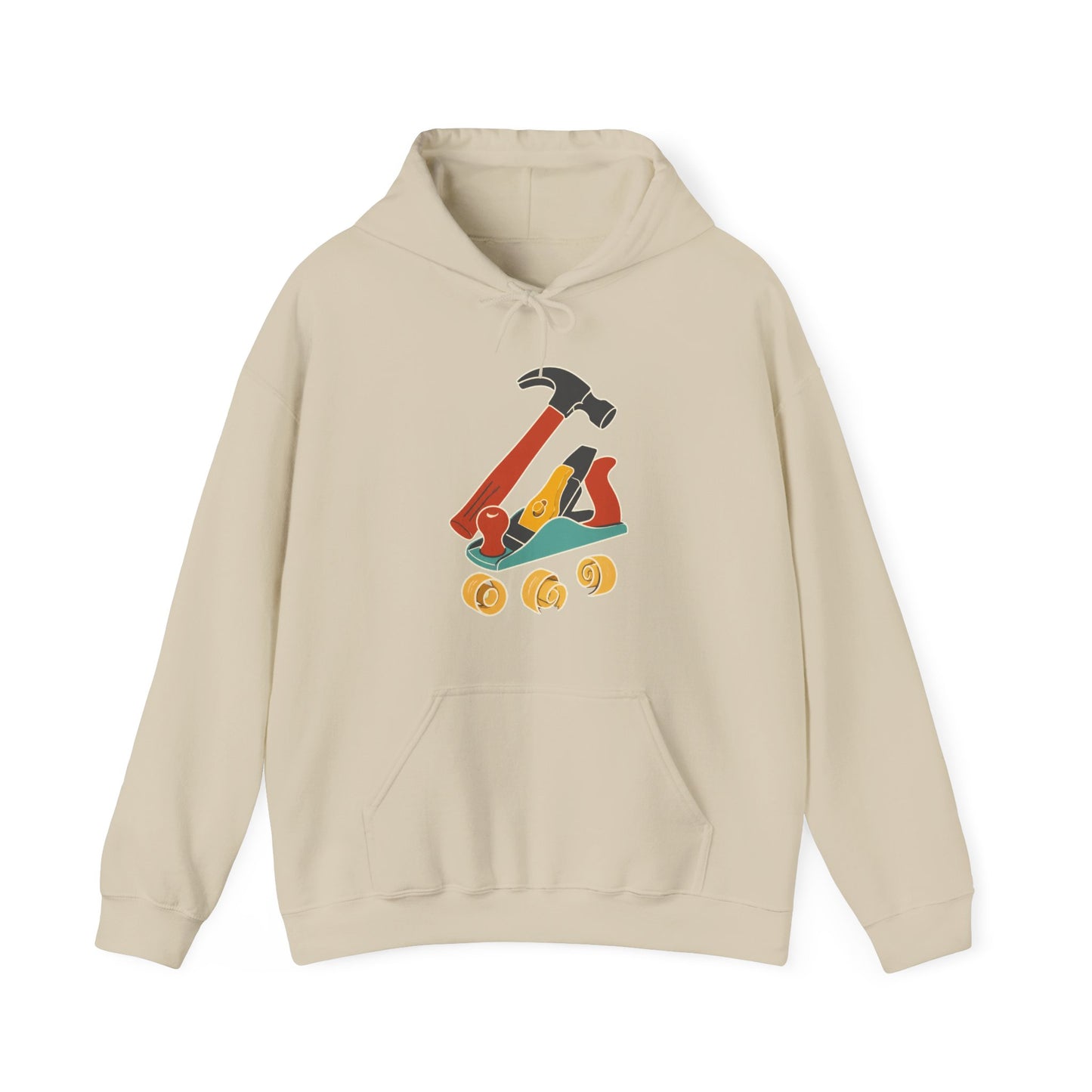 Carpenter Hammer Hand Plane Woodworking Art Hoodie