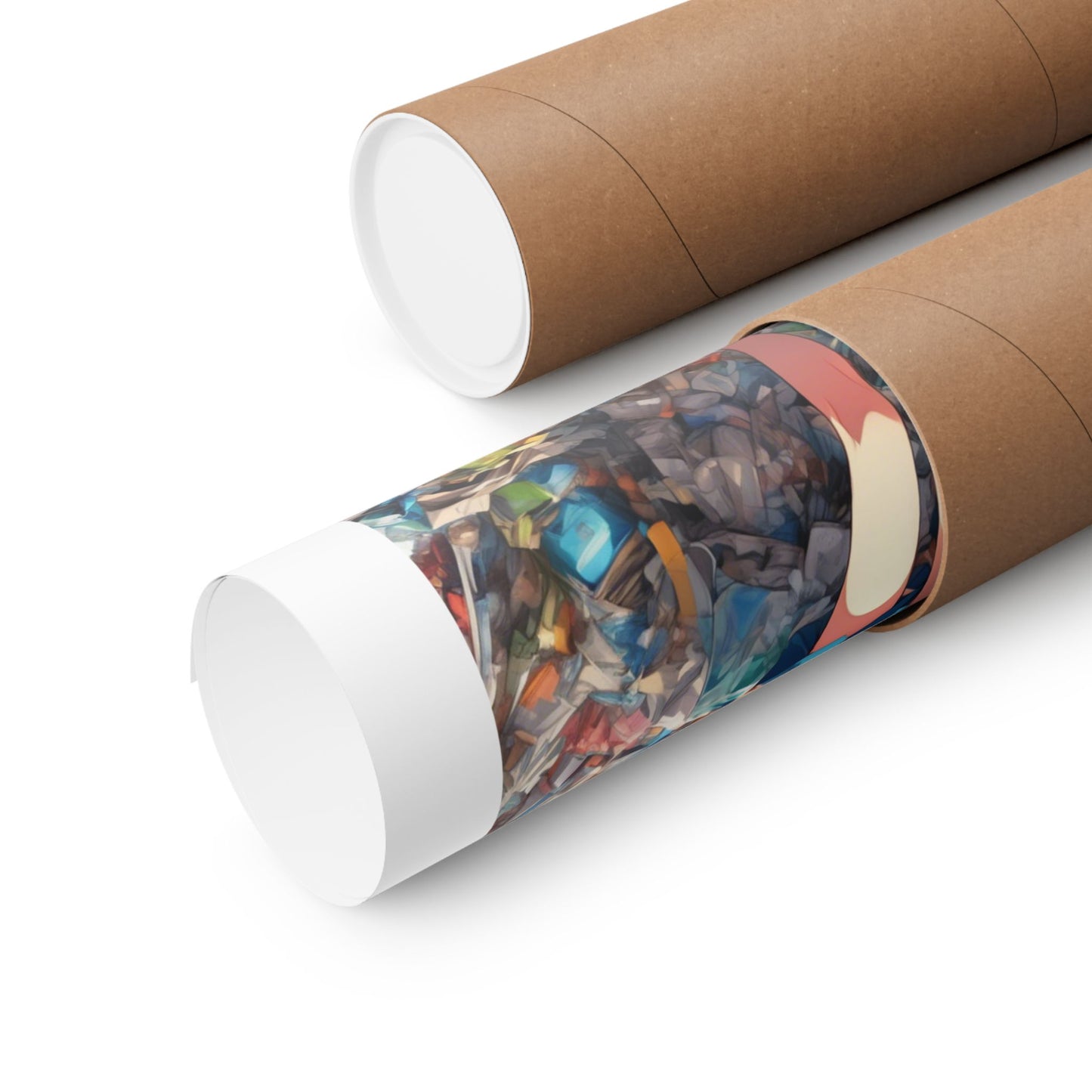 Recycling Rescue Anime Heroine Eco Street Art Poster