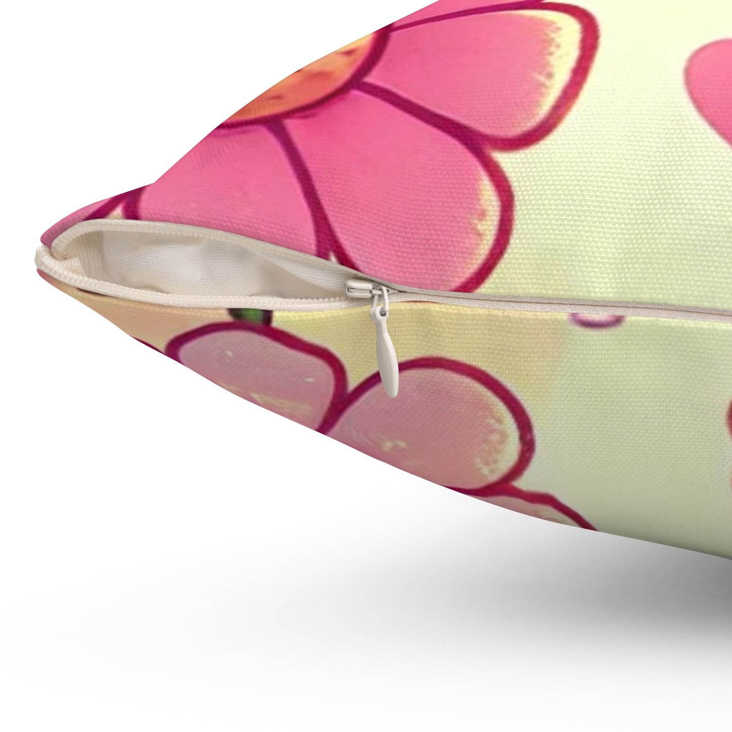 Pastel Floral Alpaca Garden Kawaii Decorative Pillow
