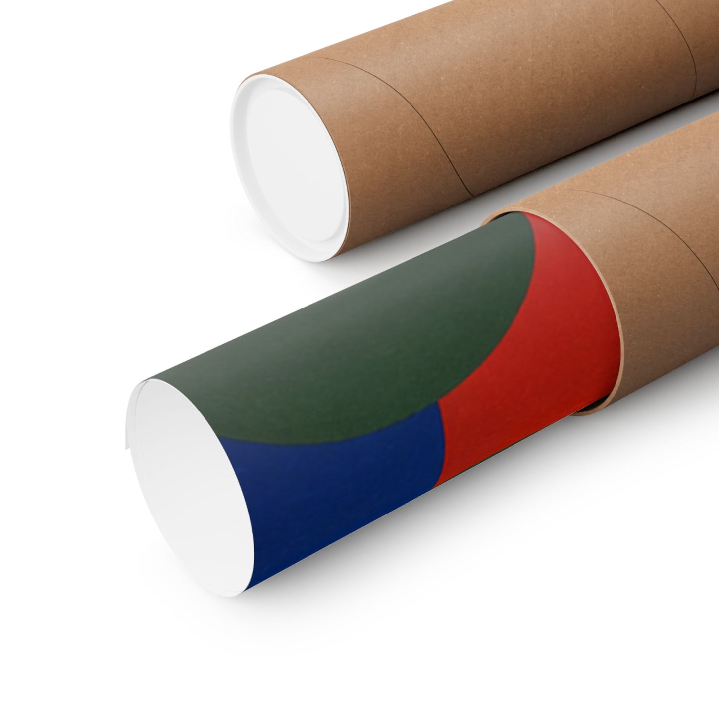 Bold Geometric Balance Abstract Art Poster