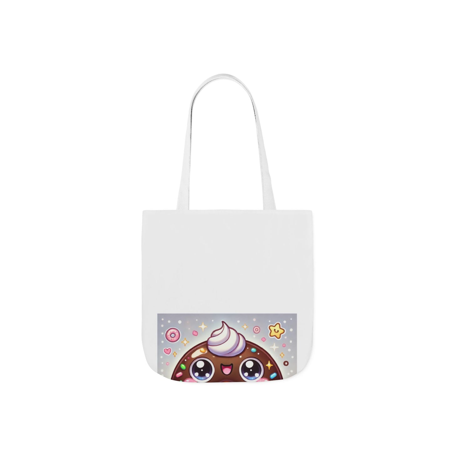 Kawaii Chocolate Donut Cute Dessert Art Tote Bag