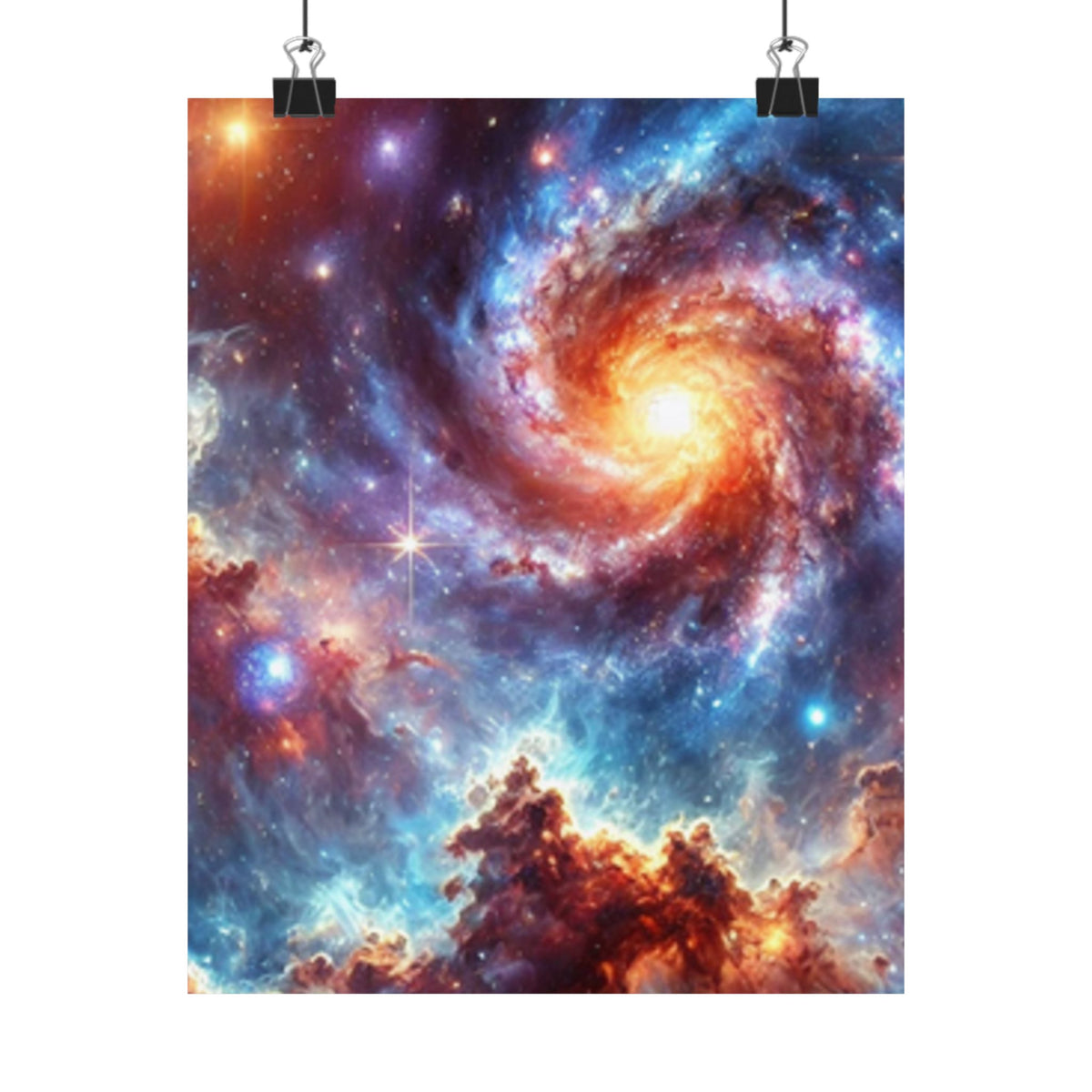 Galaxy Nebula Dreamscape Abstract Space Poster Wall Art Decor