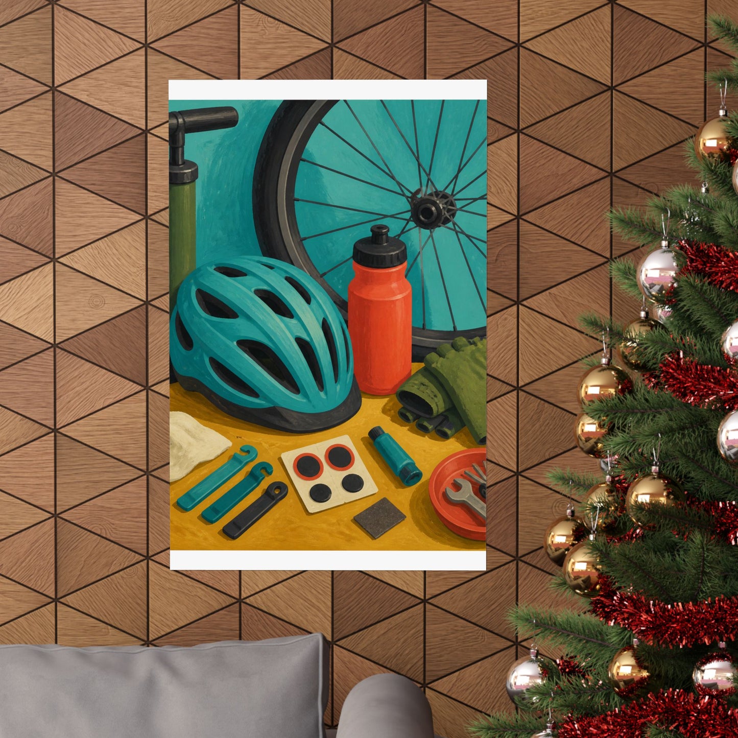 Everyday Bicycle Workshop Art Poster