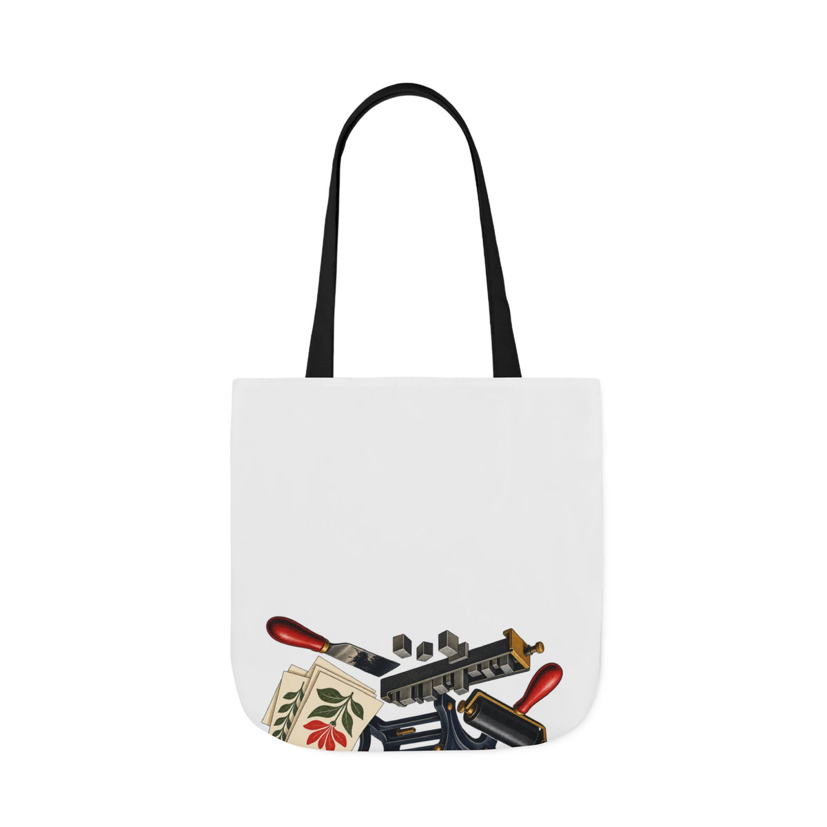 Botanical Letterpress Printshop Tote Bag