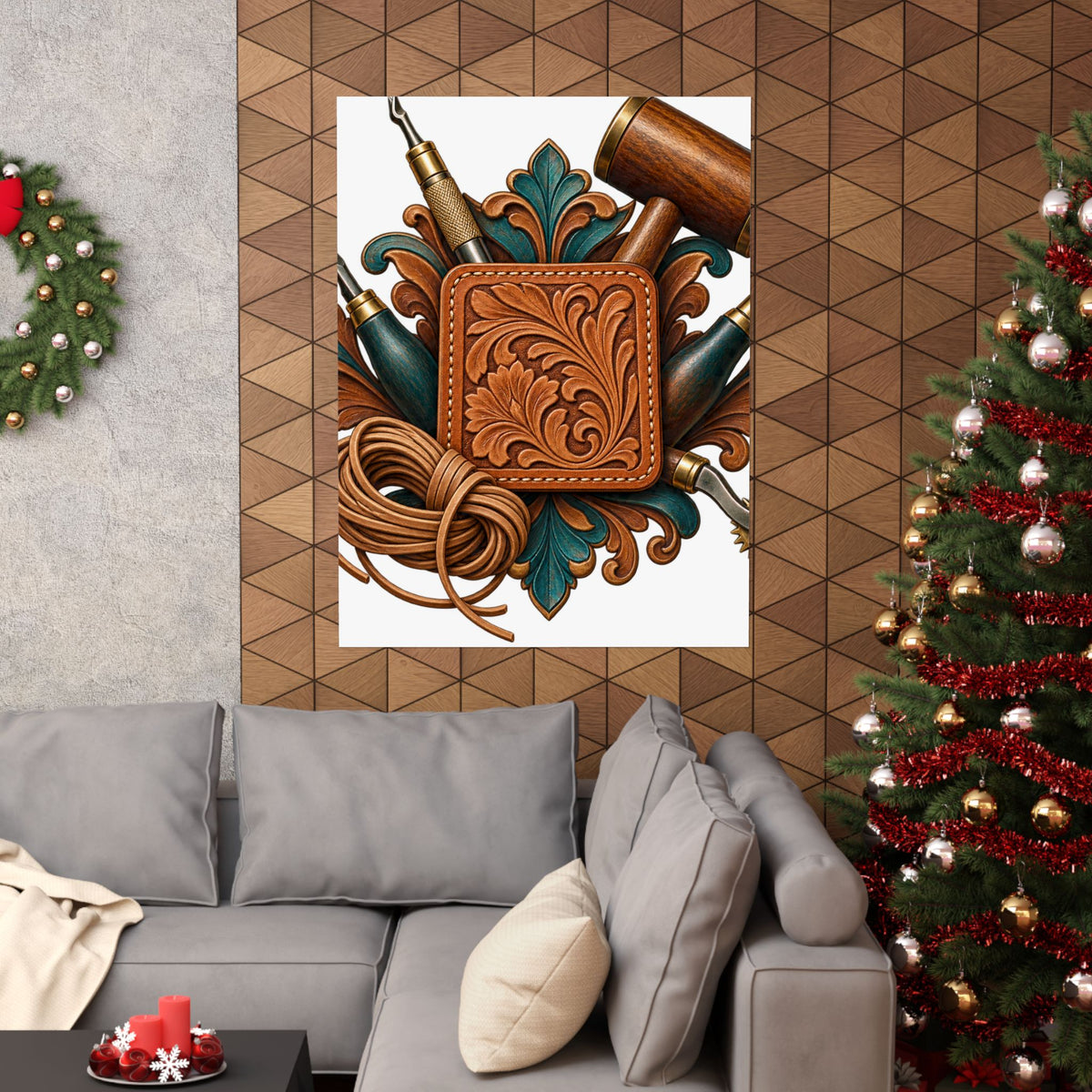 Traditional Leather Tooling Workshop Poster