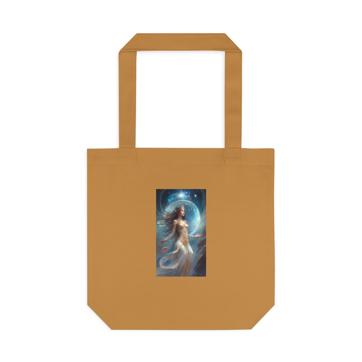 Lunar Celestial Queen Fantasy Portrait Tote Bag