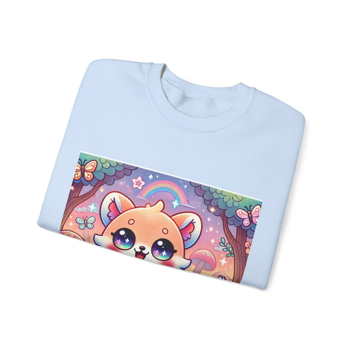 Pastel Woodland Fox Mushroom Kawaii Sweatshirt
