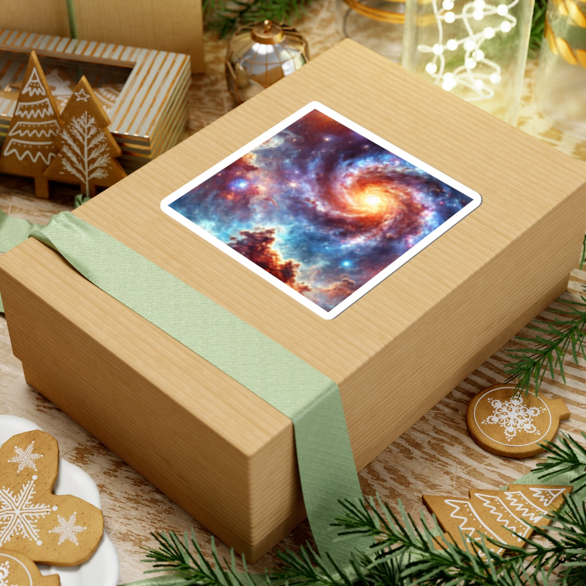 Galaxy Nebula Dreamscape Abstract Space Sticker for Laptop