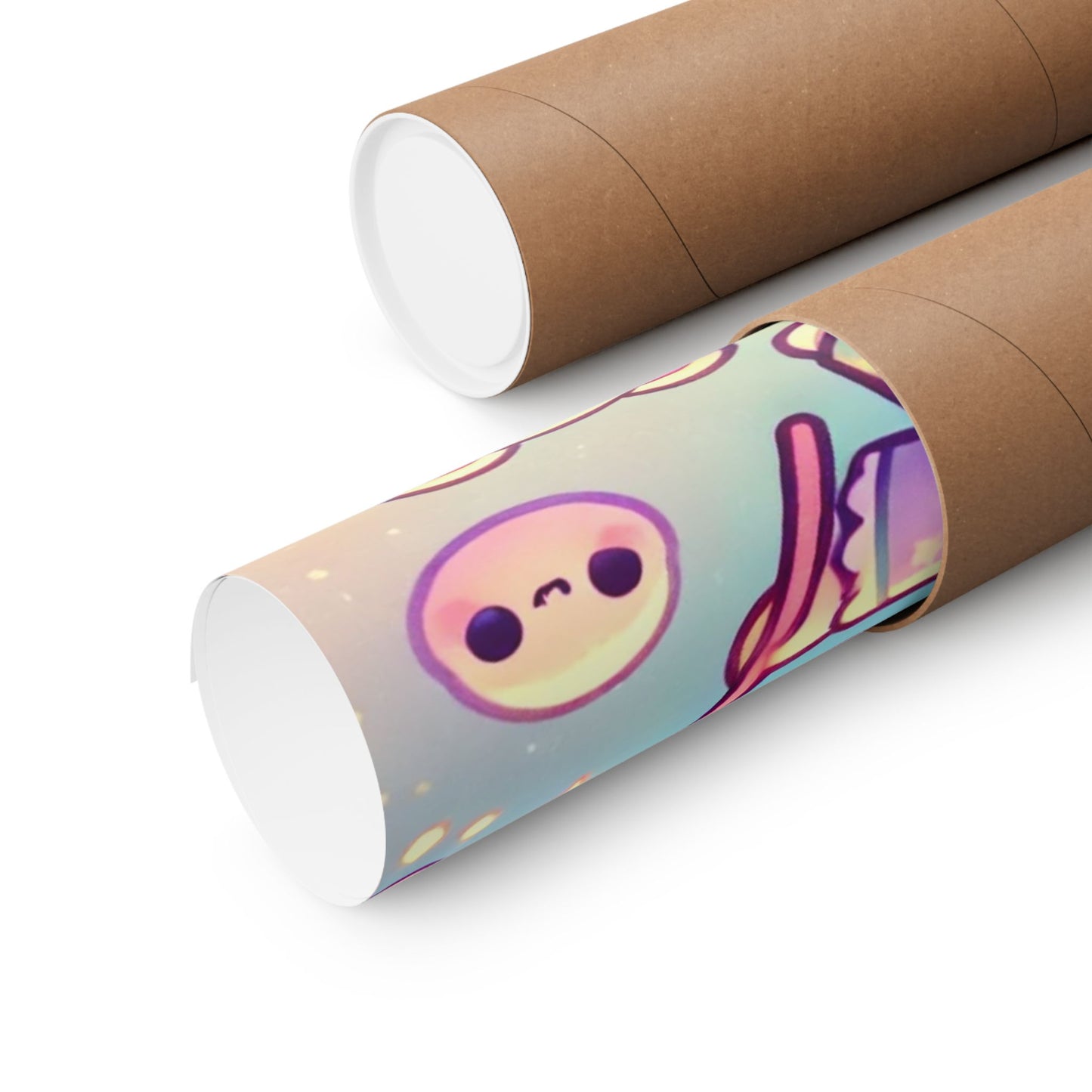 Kawaii Moon Wand Pastel Fantasy Wall Art Poster