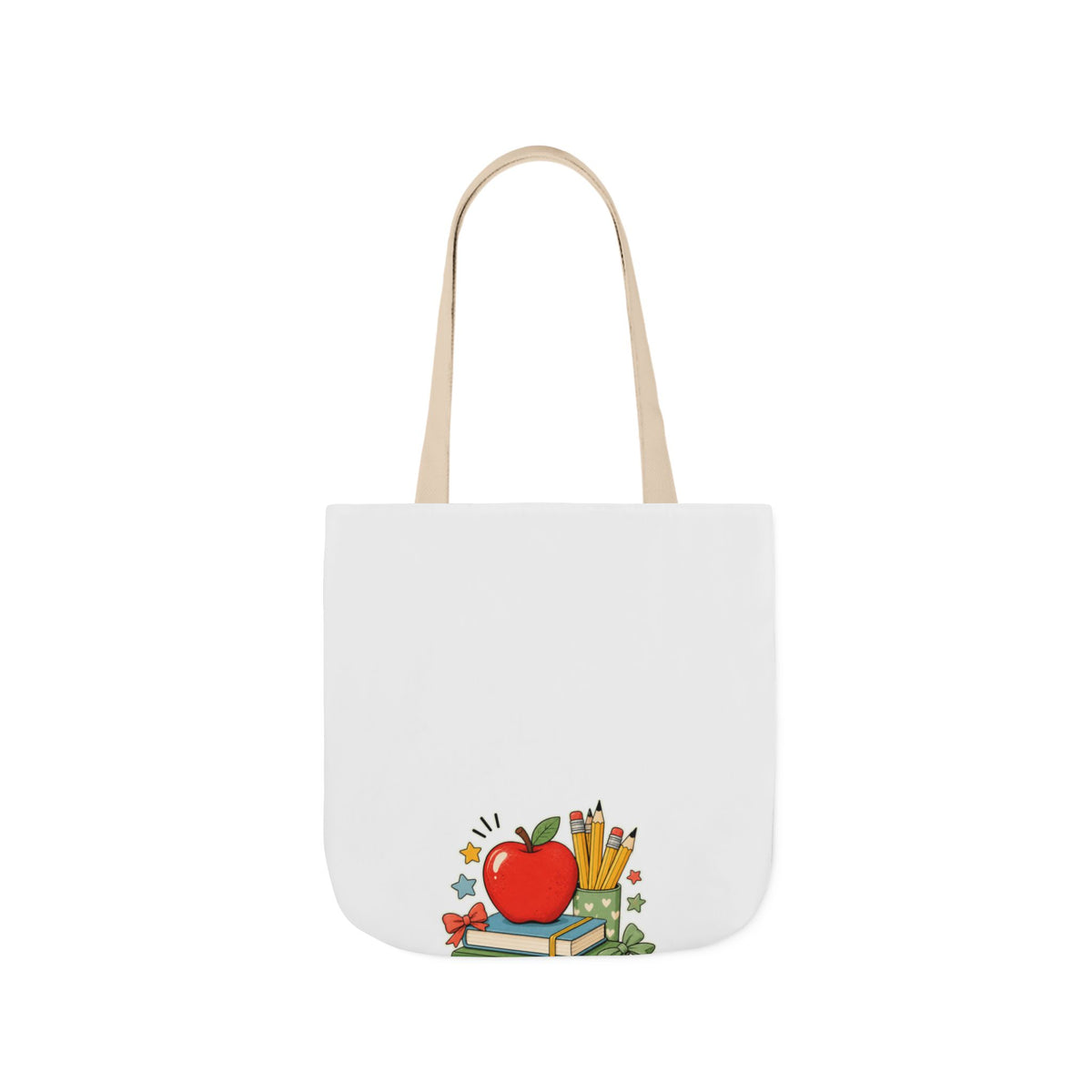 Apple Pencil Desk Stack Back To School Tote Bag