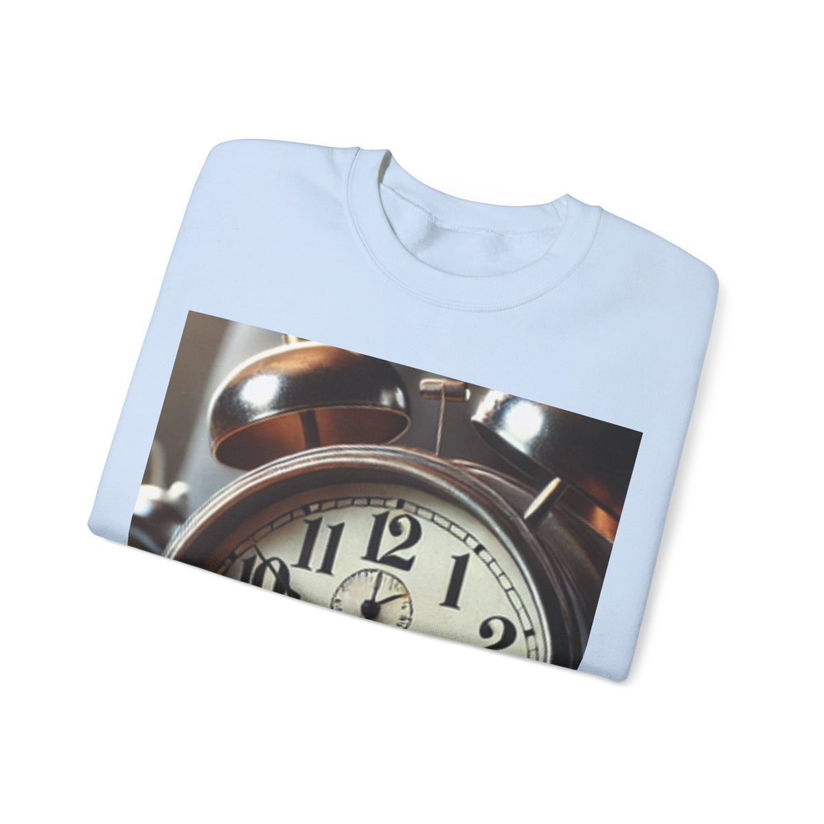 Vintage Alarm Clock Morning Routine Soft Sweatshirt