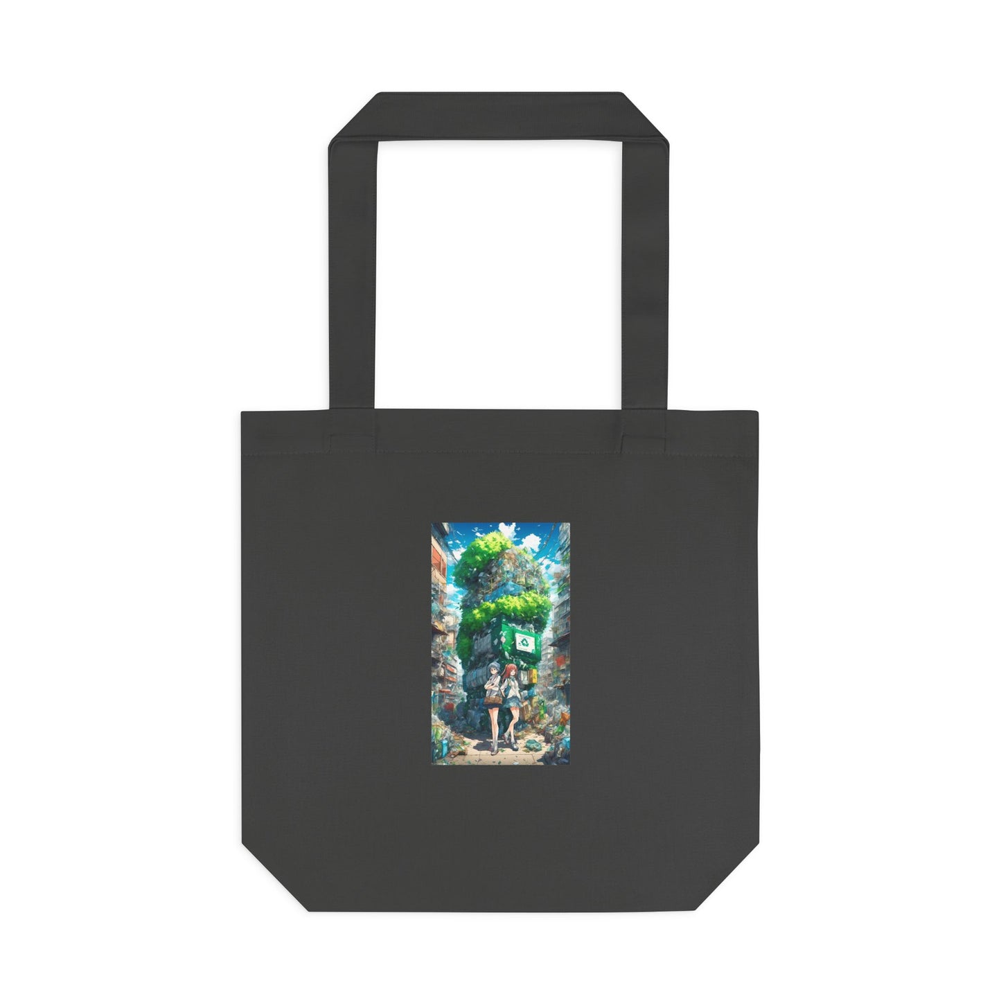Urban Recycling Anime Friends Reusable Eco Tote Bag