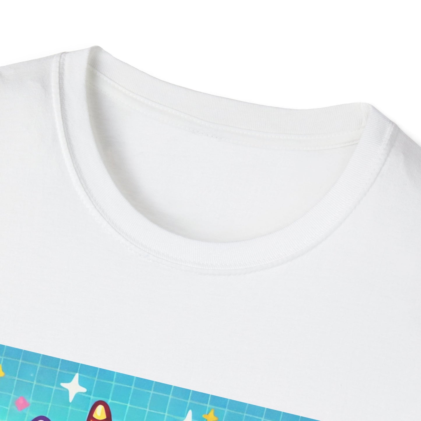 Kawaii Anime Unicorn Unisex Softstyle T-Shirt - Cute & Stylish Tee for Anime Lovers - Comfortable Casual Wear for All Genders