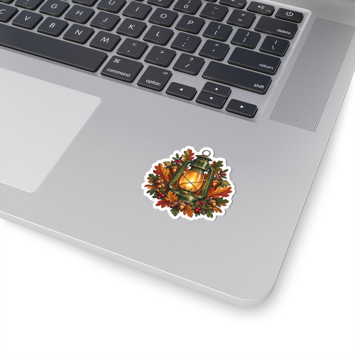 Autumn Oak Lantern and Acorns Sticker