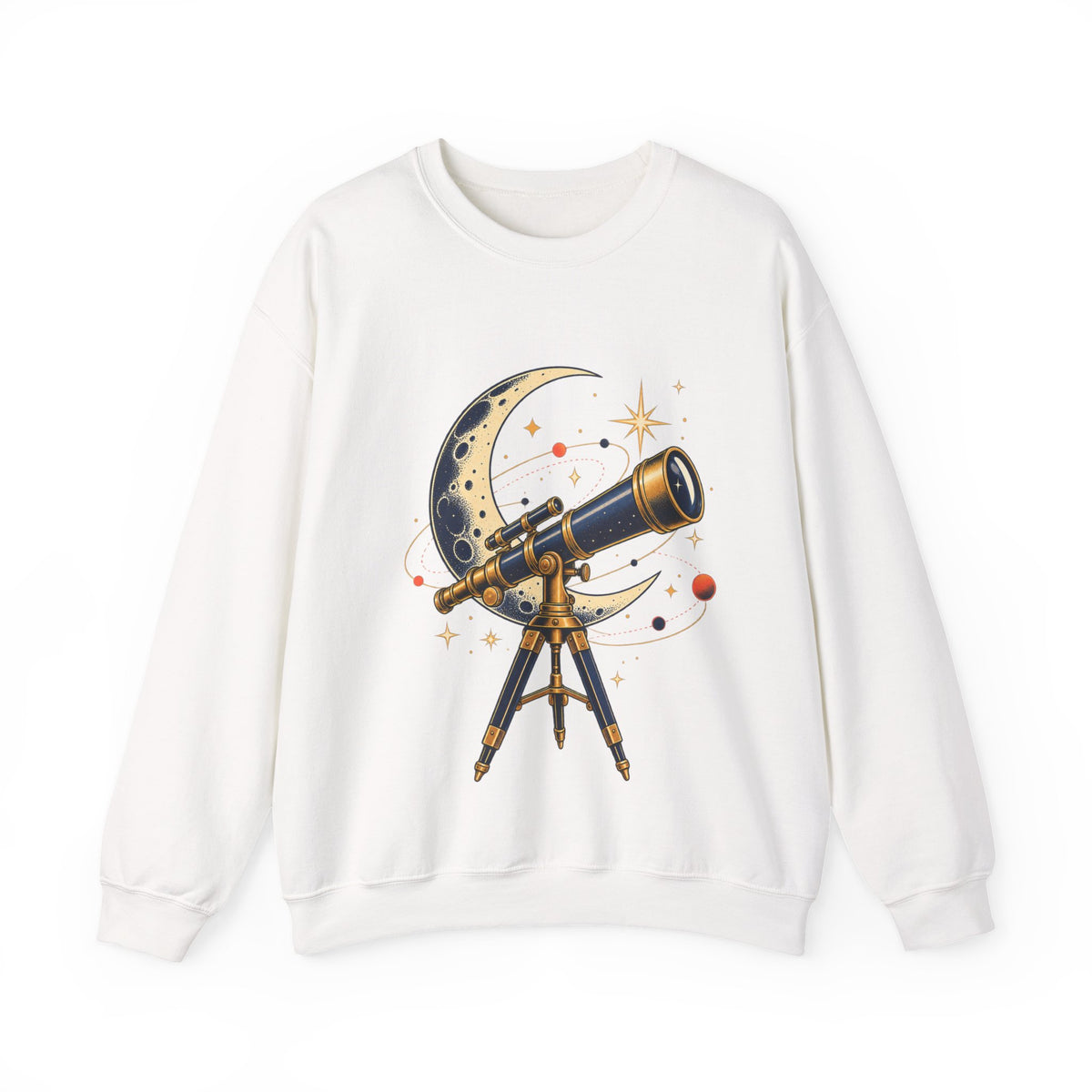 Vintage Telescope Celestial Astronomy Sweatshirt
