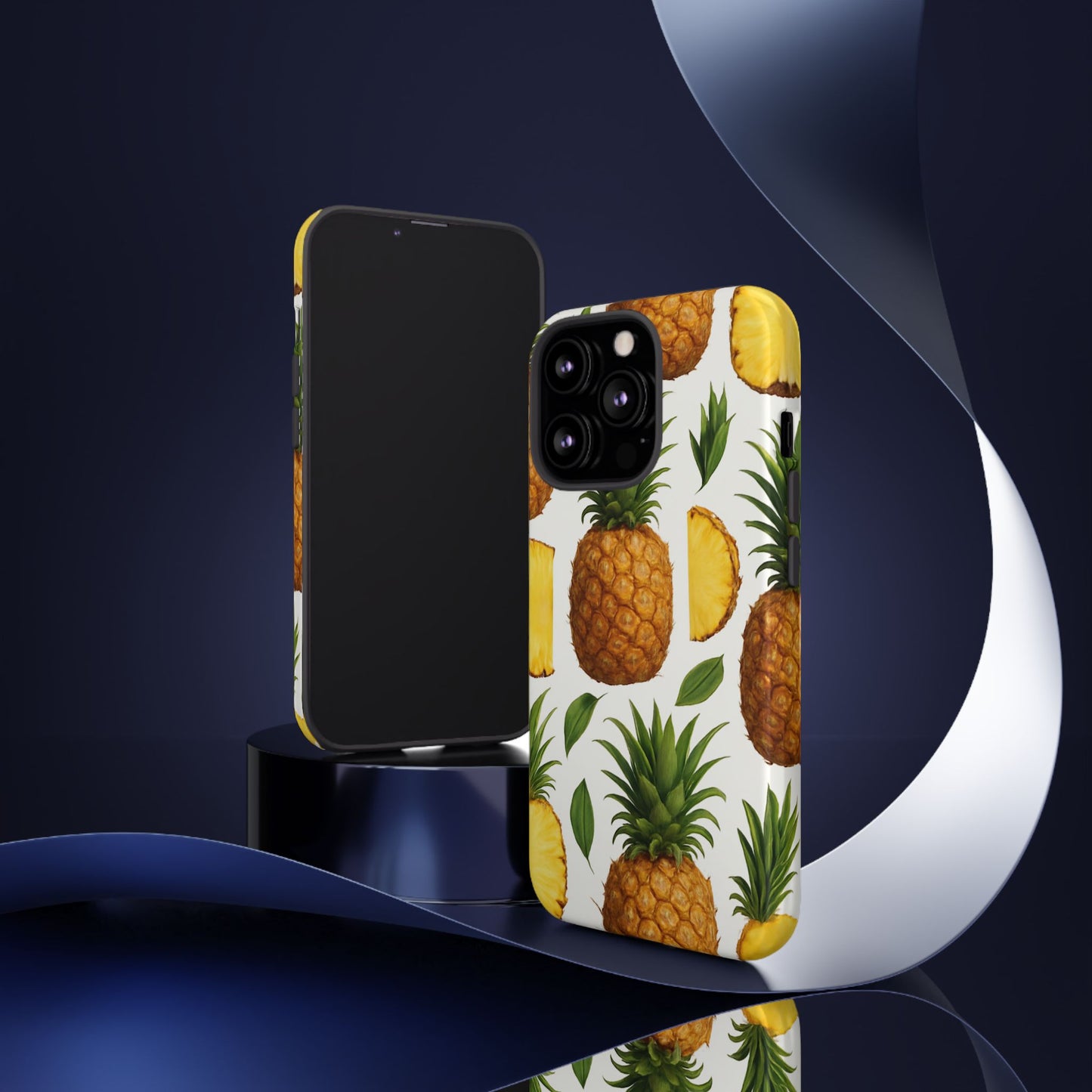 Pineapple Phone Case - Tough Cases, Tropical Phone Cover, Summer Vibe Accessories, Cute Pineapple Design, Fun Gift for Fruit Lovers