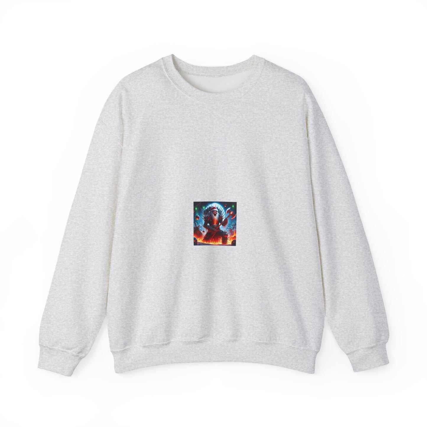 Heavy Metal Santa Holiday Concert Dark Sweatshirt