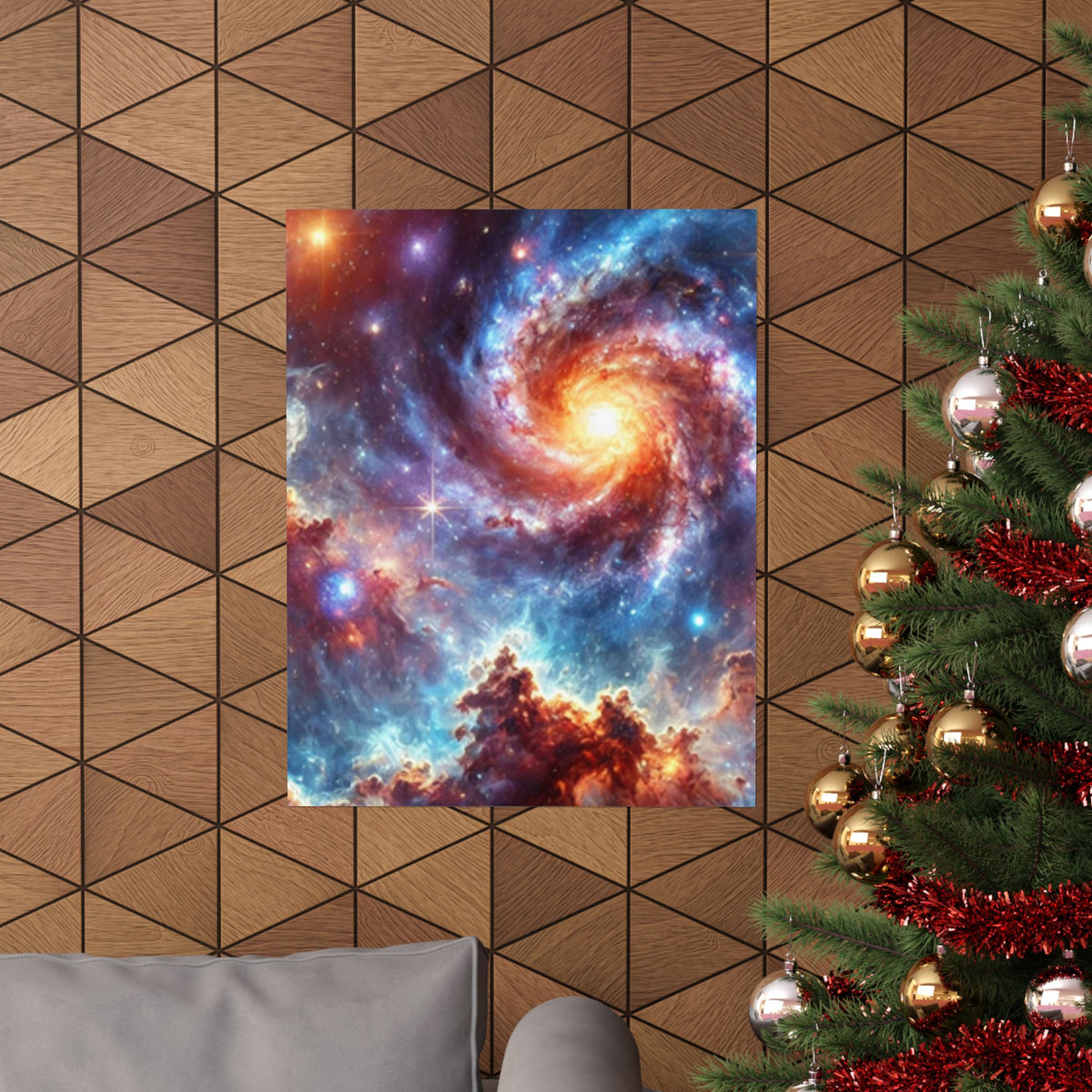 Galaxy Nebula Dreamscape Abstract Space Poster Wall Art Decor
