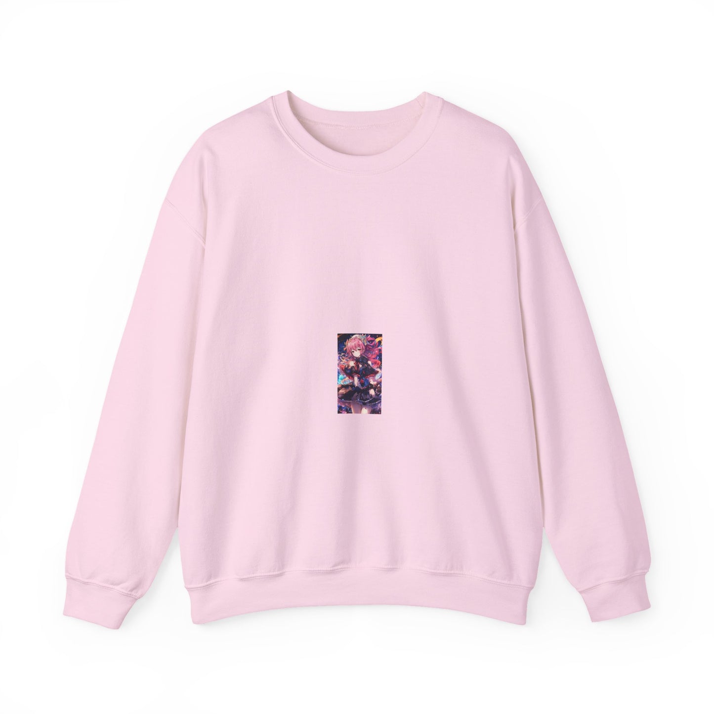 Pink Haired Fantasy Heroine Anime Portrait Sweatshirt