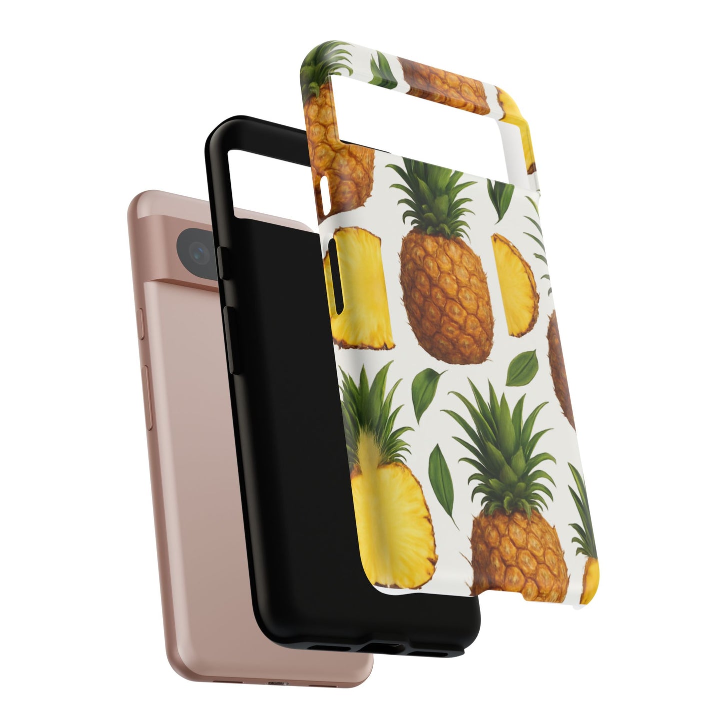 Pineapple Phone Case - Tough Cases, Tropical Phone Cover, Summer Vibe Accessories, Cute Pineapple Design, Fun Gift for Fruit Lovers
