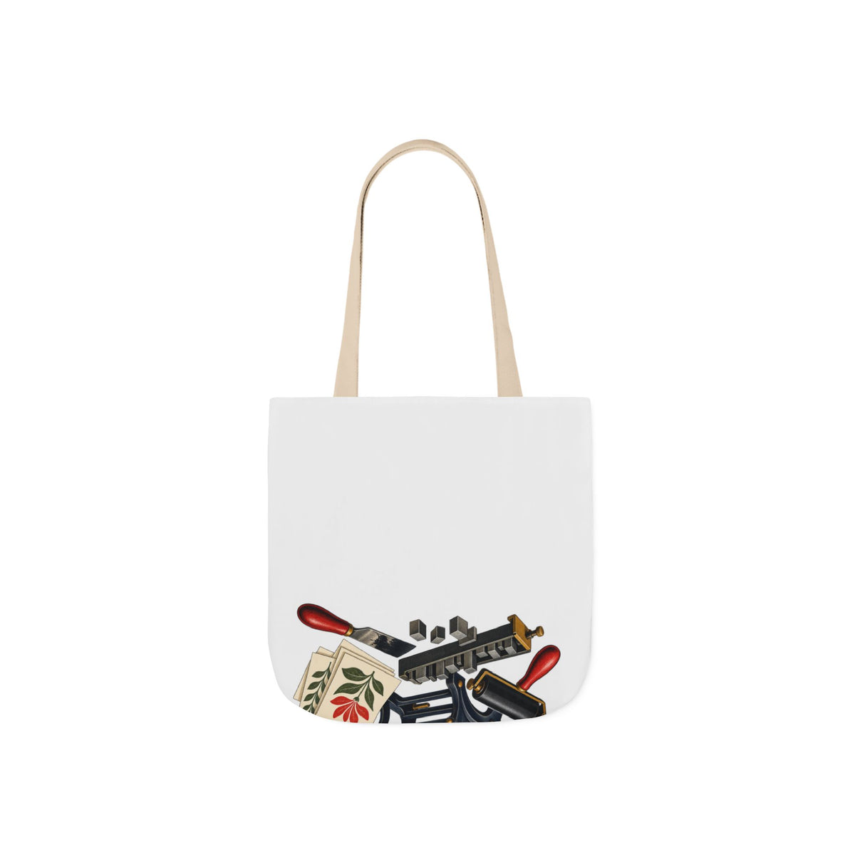 Botanical Letterpress Printshop Tote Bag