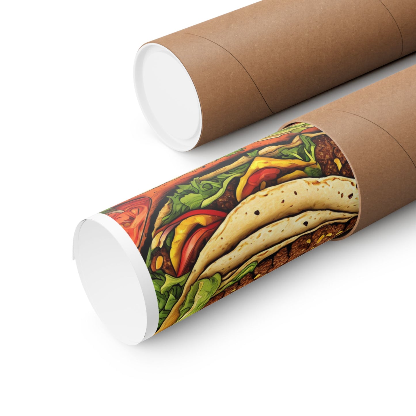 Stacked Taco Fiesta Foodie Gift Art Poster