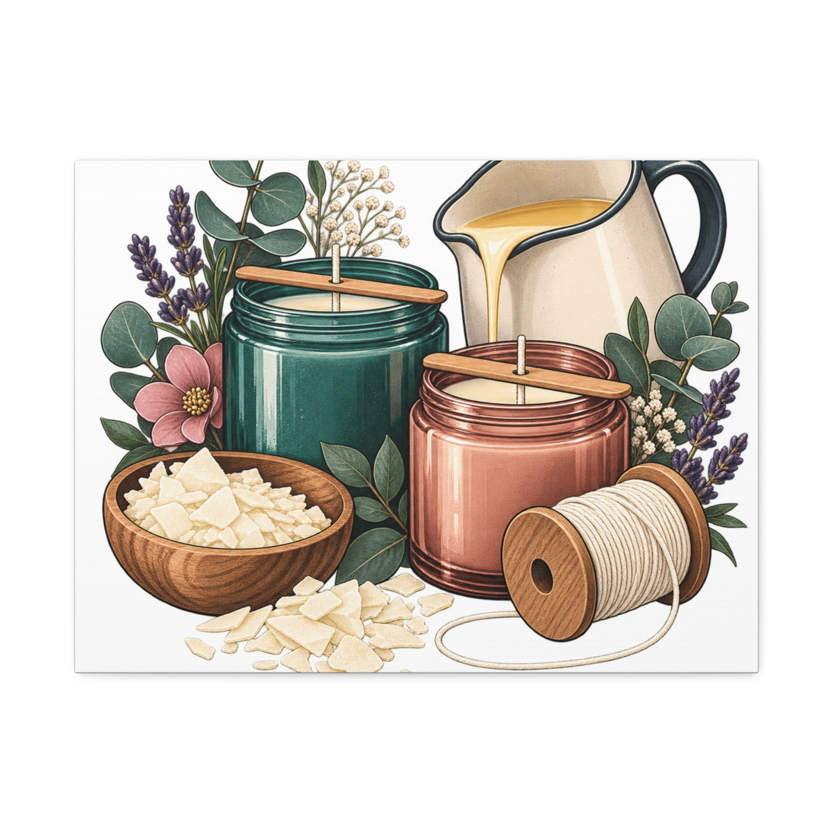 Artisan Candle Making Workshop Canvas
