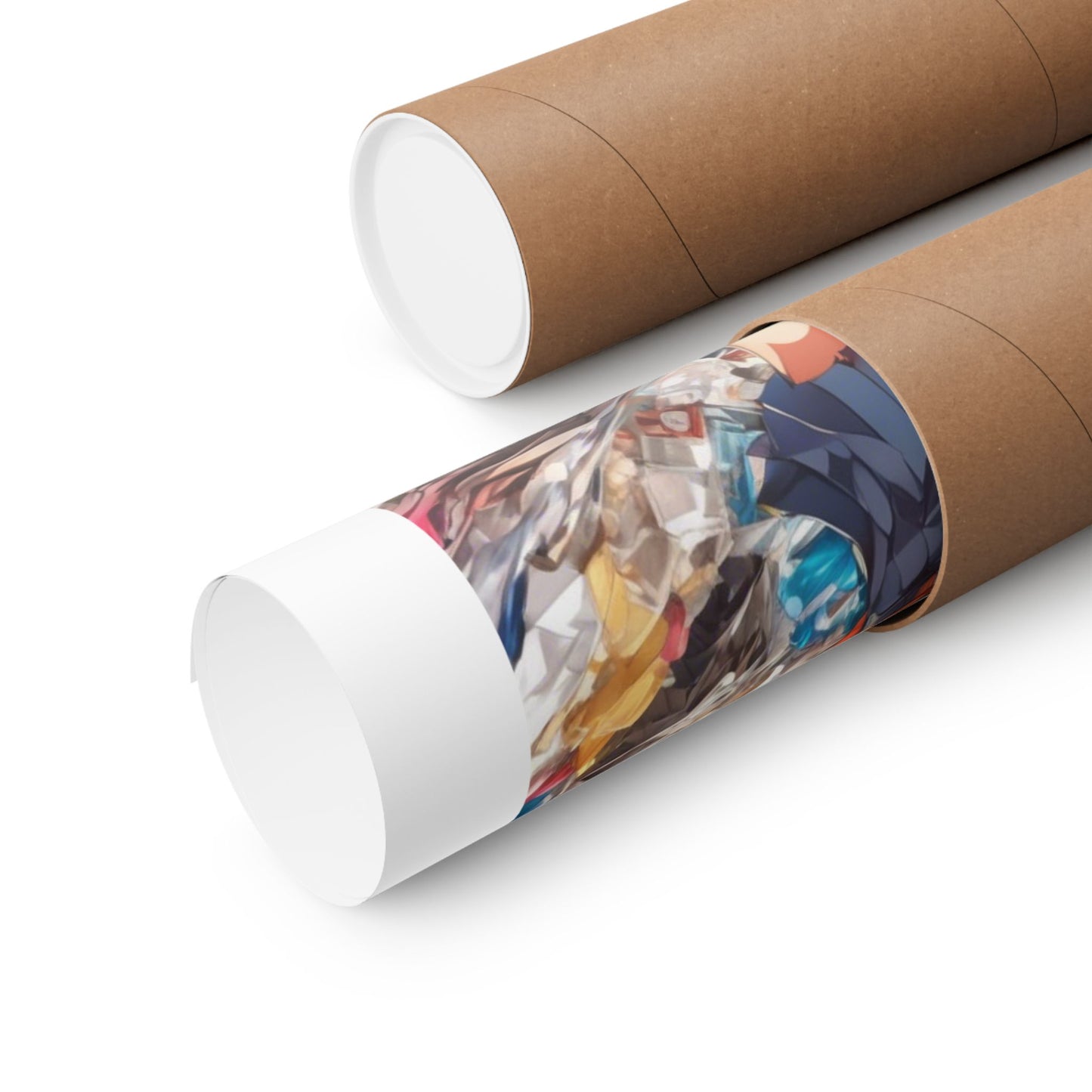 Recycling Day Anime Schoolgirl Eco Street Art Poster