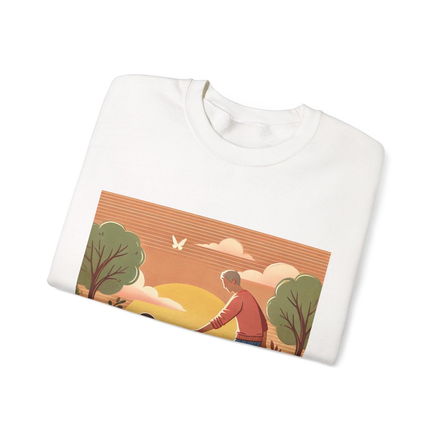 Helping Hands Sunset Garden Sweatshirt