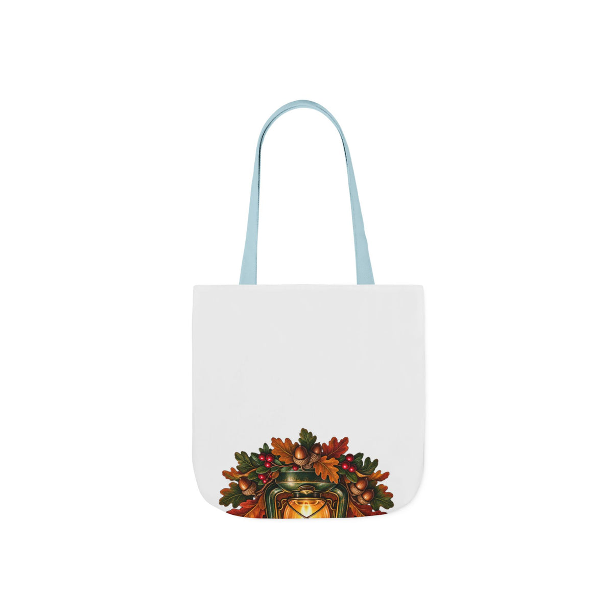 Autumn Oak Lantern and Acorns Tote Bag