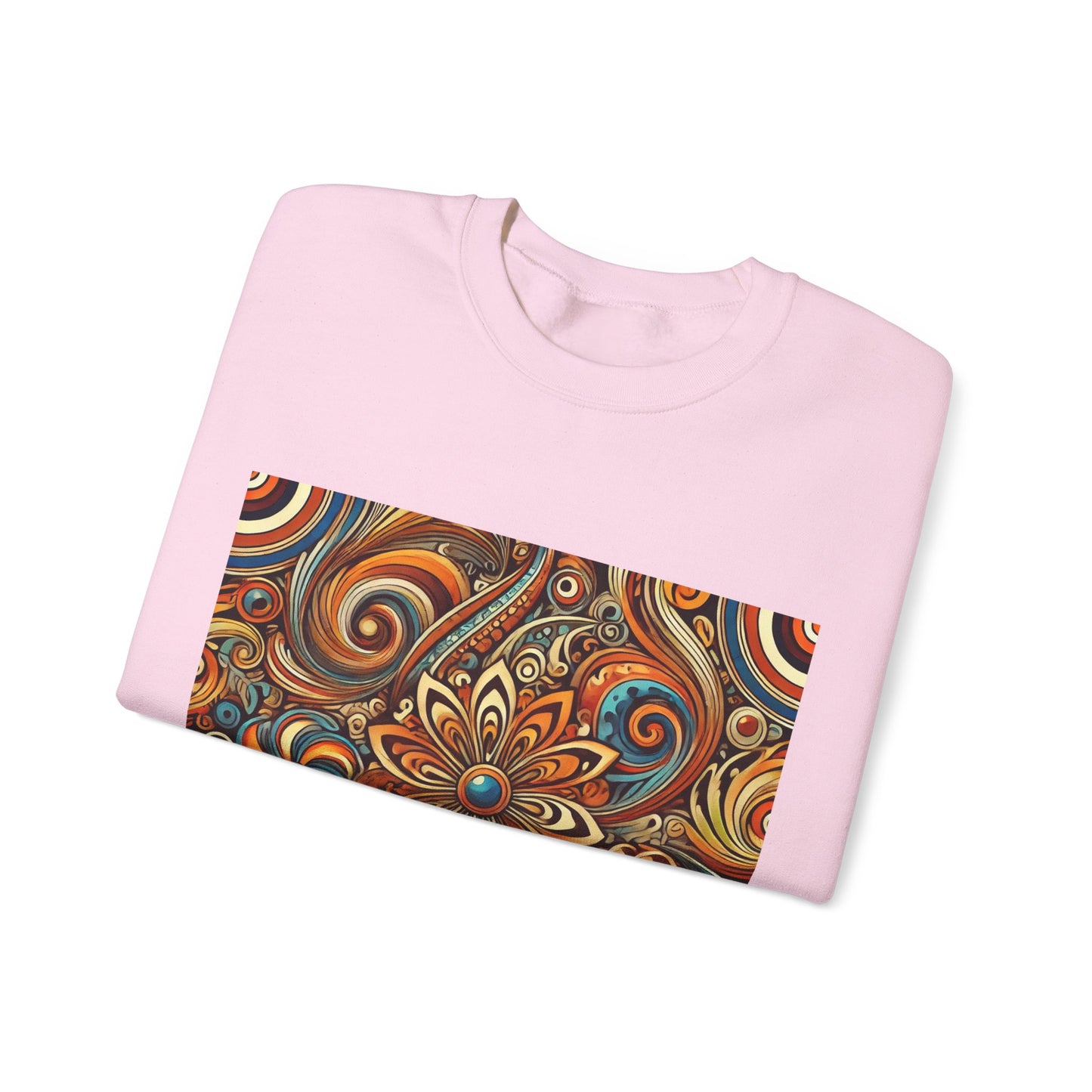 Ornate Abstract Floral Paisley Pattern Sweatshirt