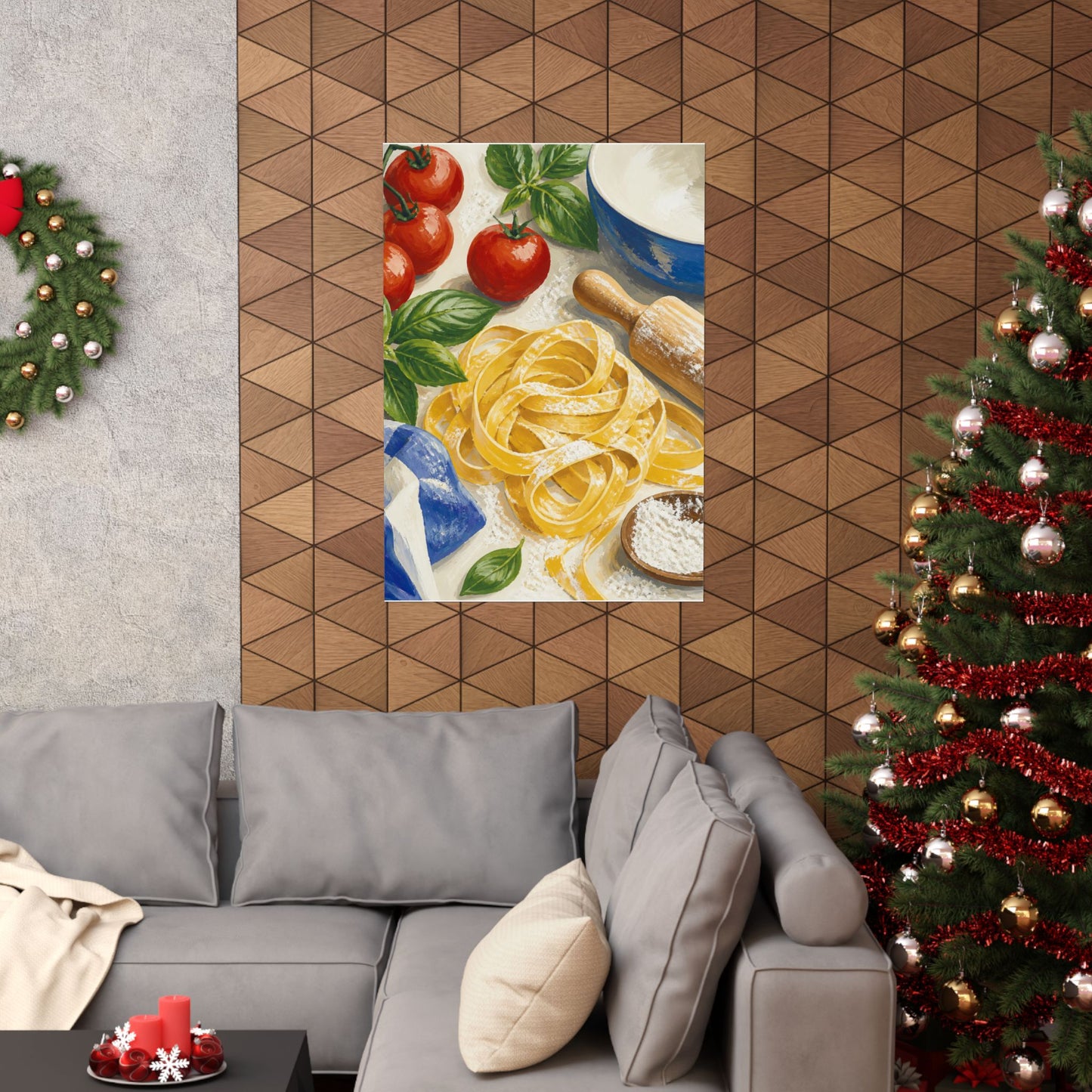 Fresh Pasta Making Kitchen Art Poster