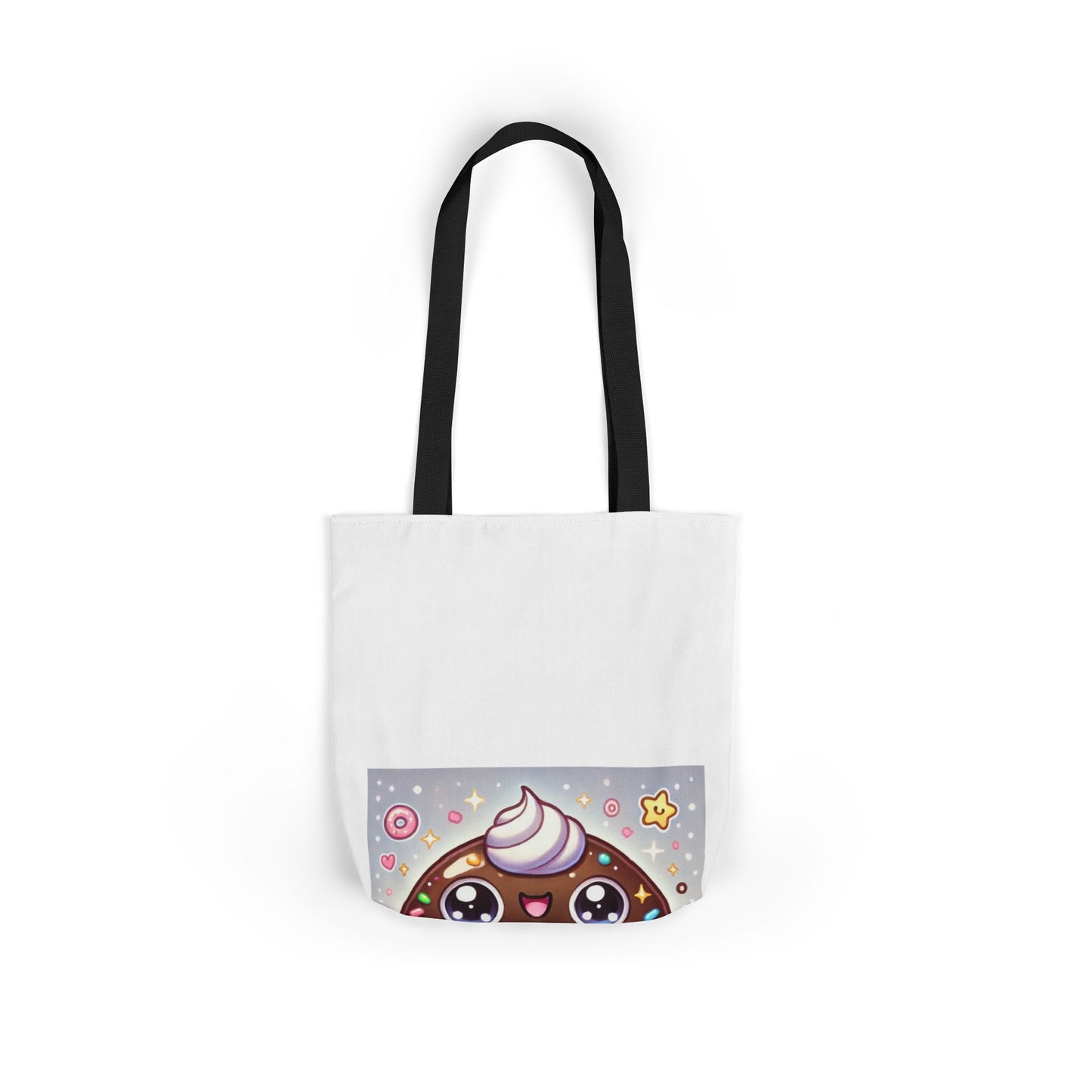 Kawaii Chocolate Donut Cute Dessert Art Tote Bag