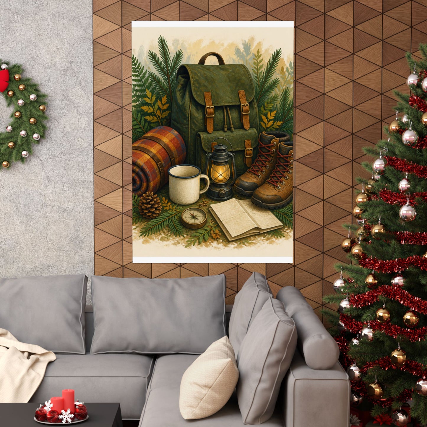 Generic Camping Gear Outdoor Adventure Poster