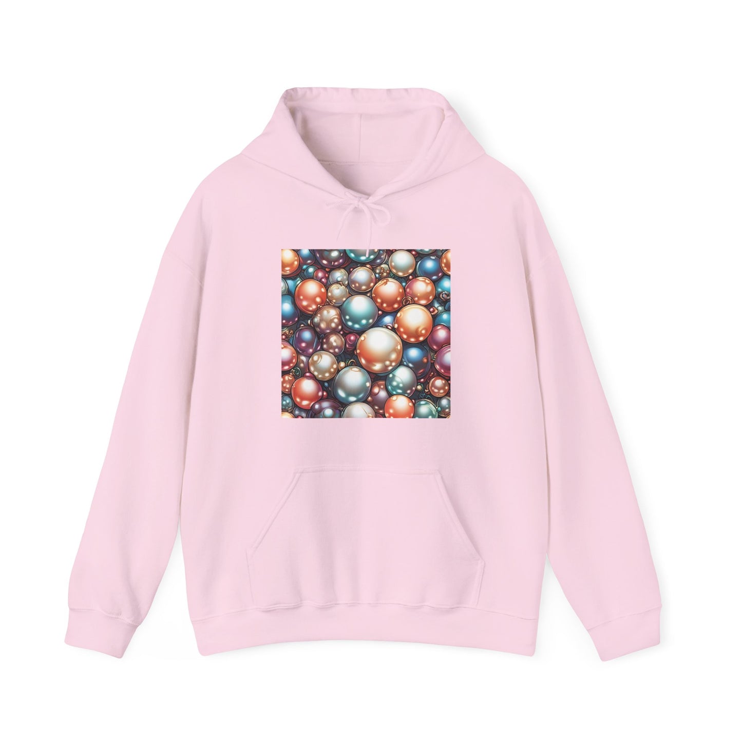 Glossy Orb Marble Abstract Gift Art Hoodie