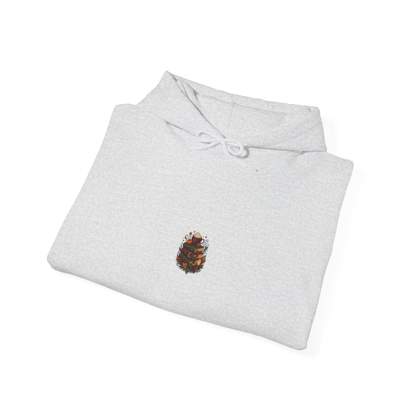 Autumn Library Latte Stack Book Lover Hoodie