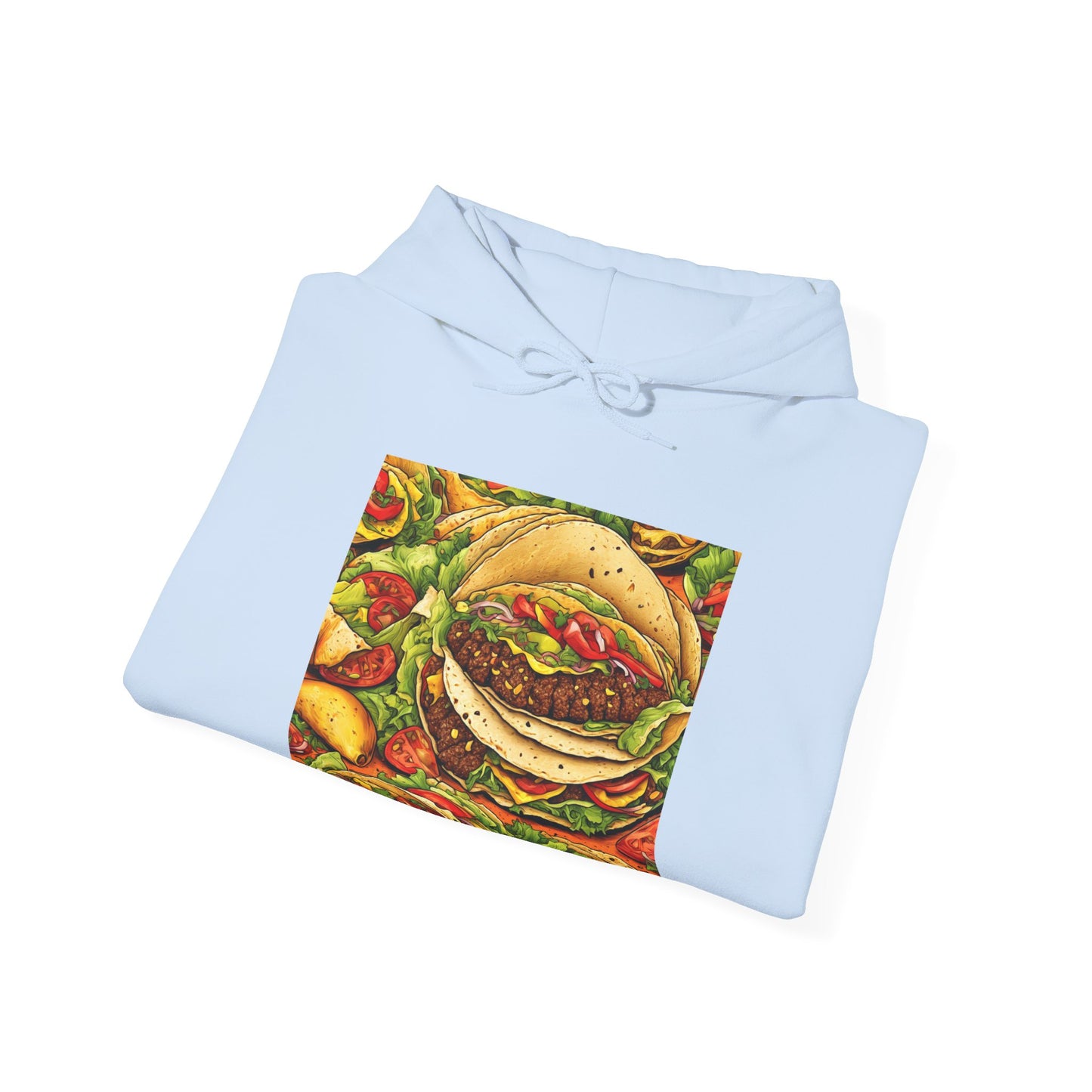 Stacked Taco Fiesta Foodie Gift Art Hoodie