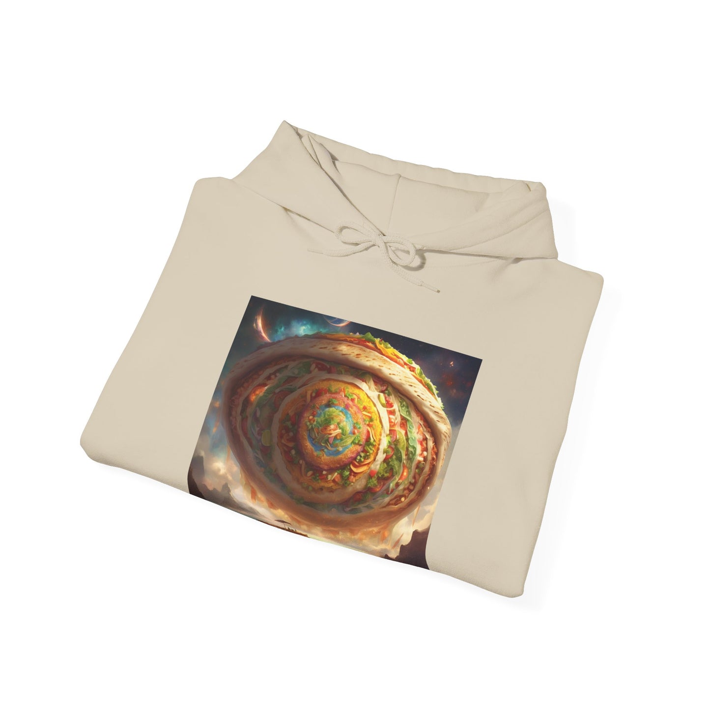 Cosmic Taco Portal Surreal Food Fantasy Art Hoodie