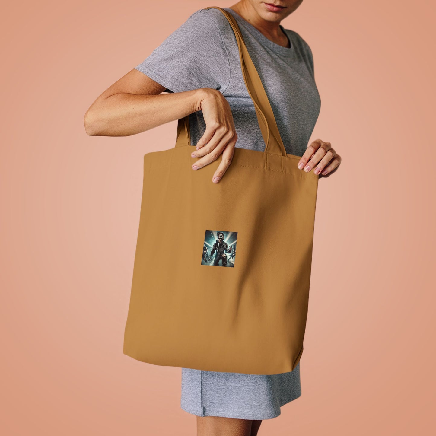 Punk Rock Vocalist Stage Energy Music Tote Bag