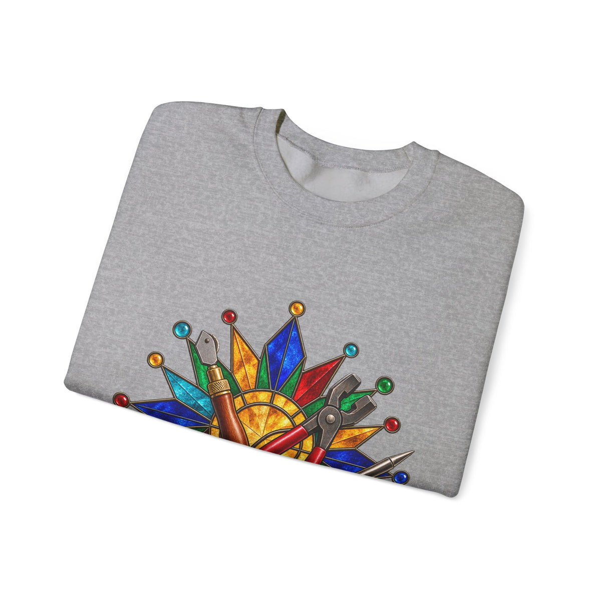 Stained Glass Workshop Tools Sweatshirt