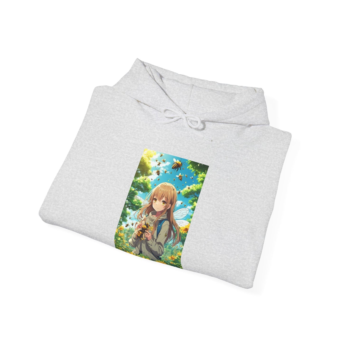 Bee Fairy Garden Anime Nature Art Hoodie