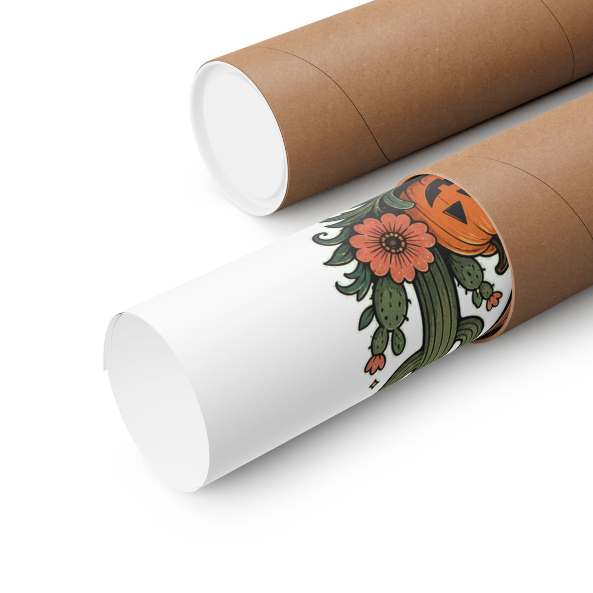 Haunted Desert Keytag Ghost Halloween Poster