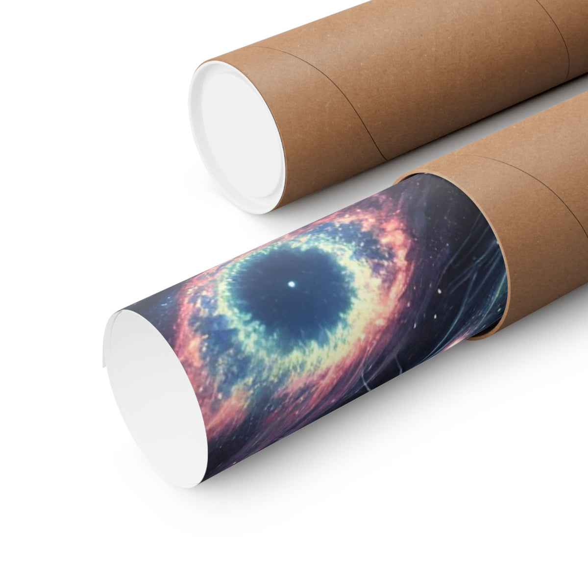 Cosmic Black Cat Galaxy Celestial Wall Art Poster