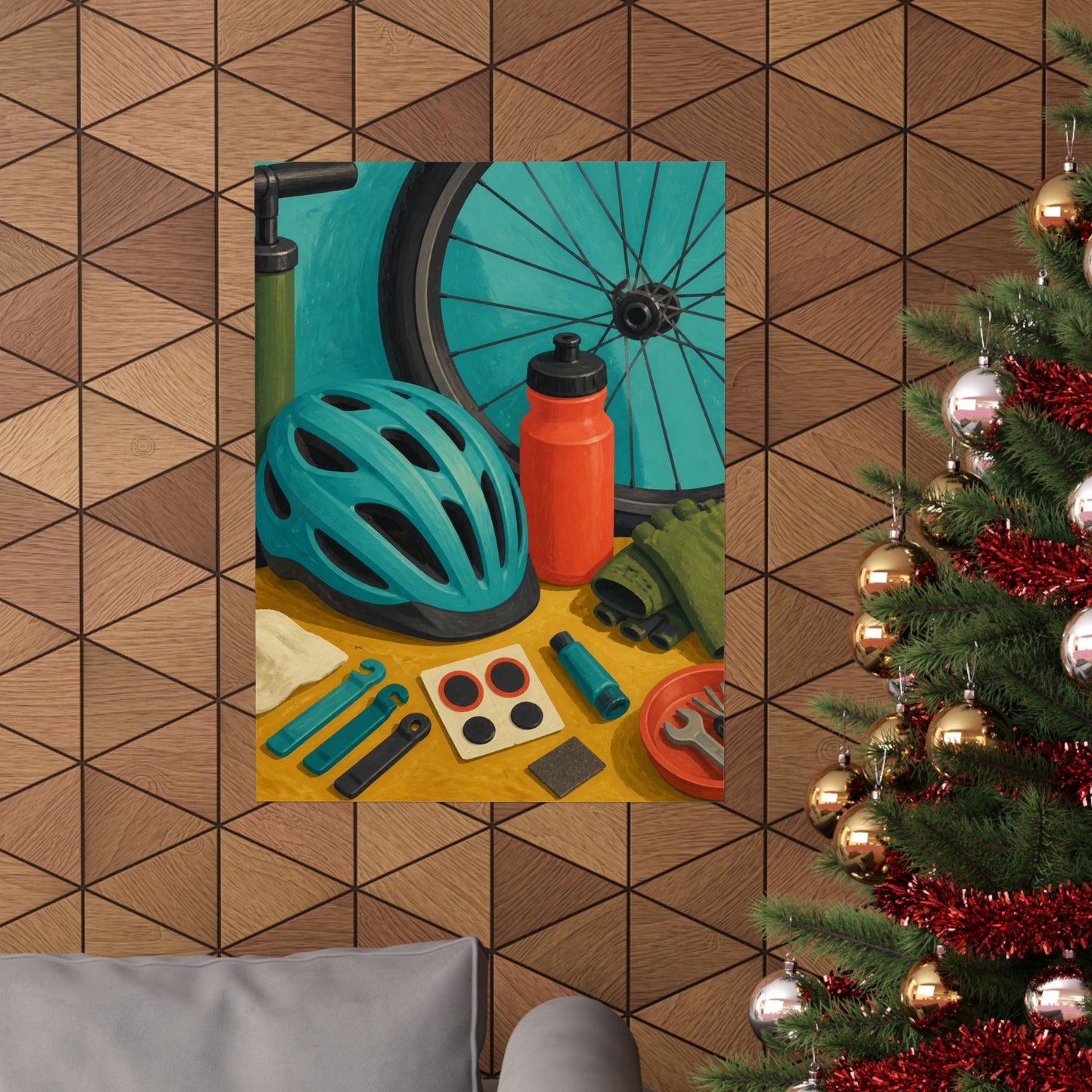 Everyday Bicycle Workshop Art Poster