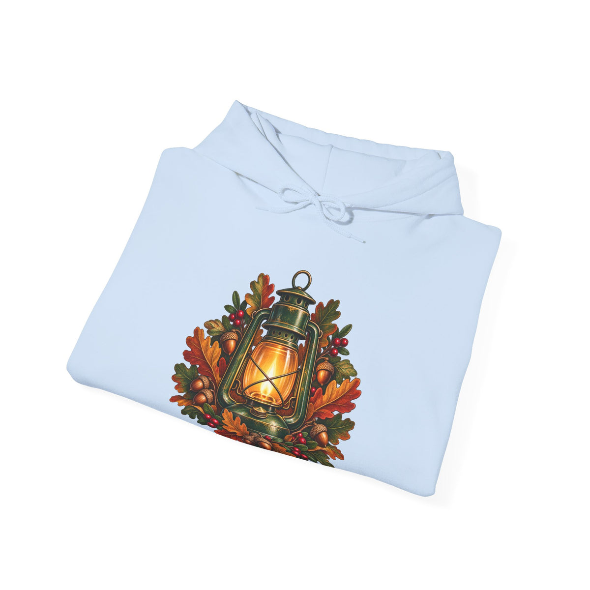 Autumn Oak Lantern and Acorns Hoodie