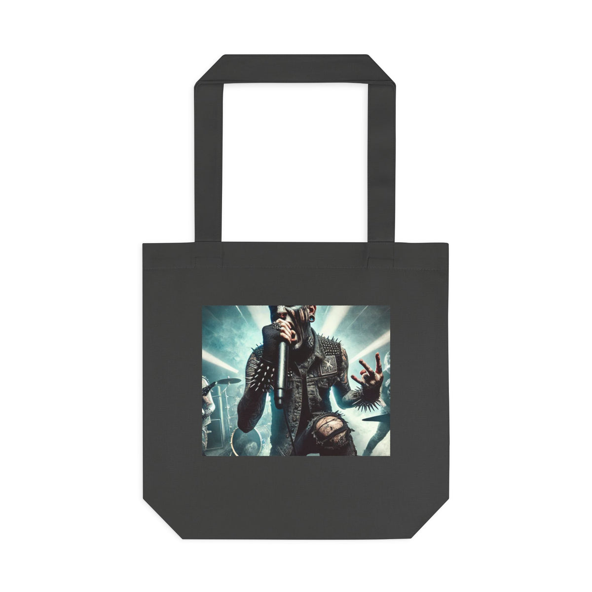 Punk Rock Vocalist Stage Energy Music Tote Bag