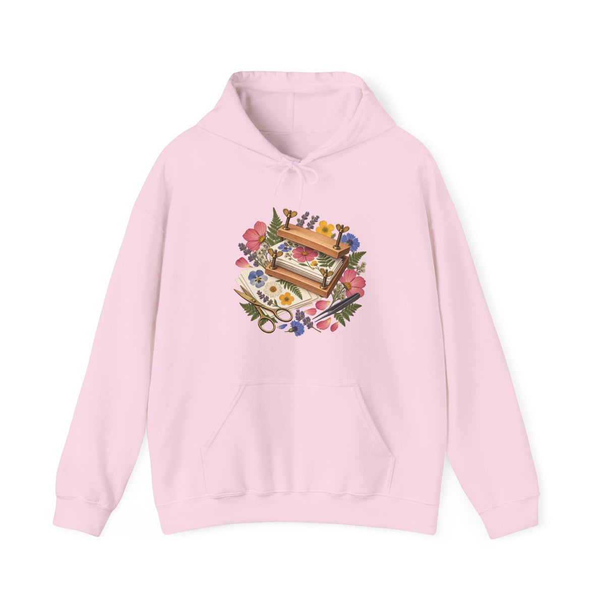 Botanical Flower Press Workshop Hoodie