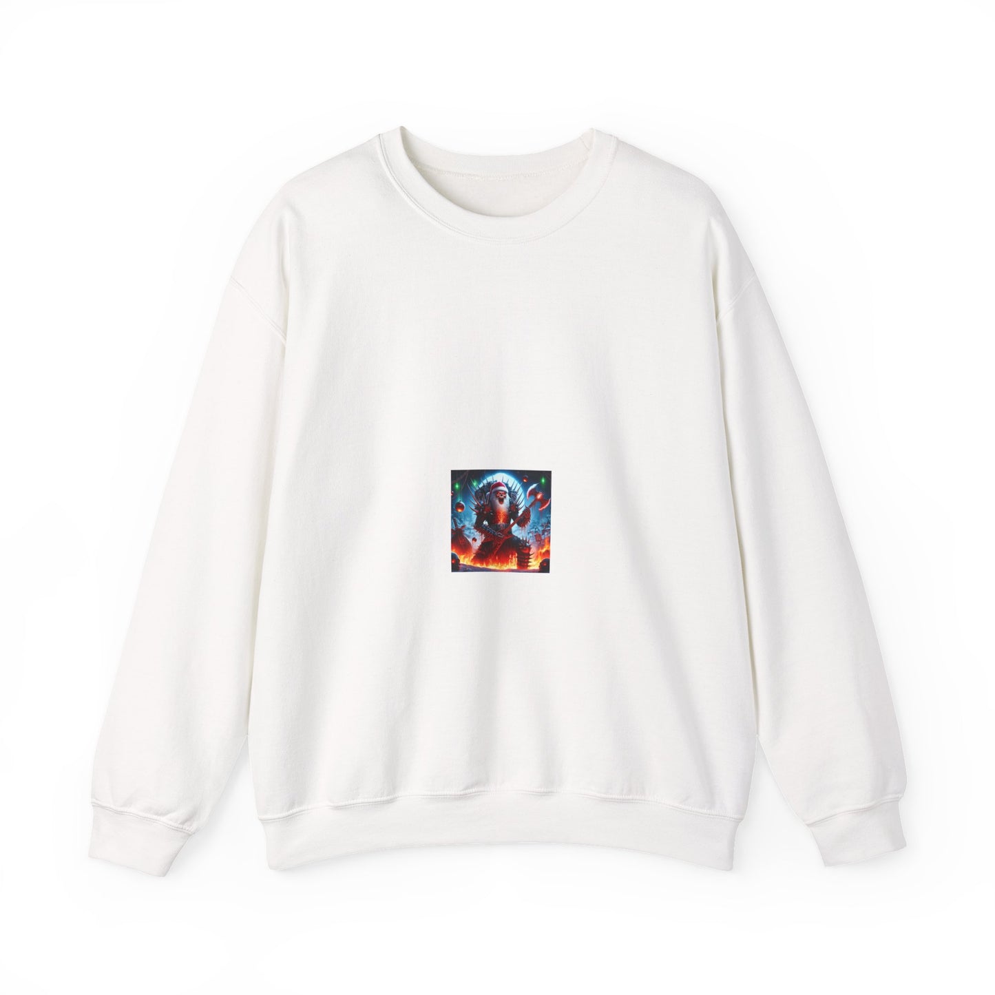 Heavy Metal Santa Holiday Concert Dark Sweatshirt