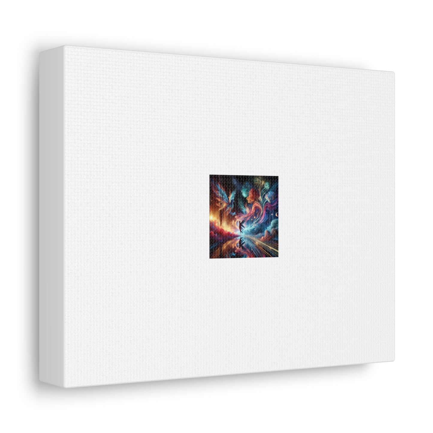 Cosmic Aurora Dancer Dreamscape Gallery Canvas Wall Art