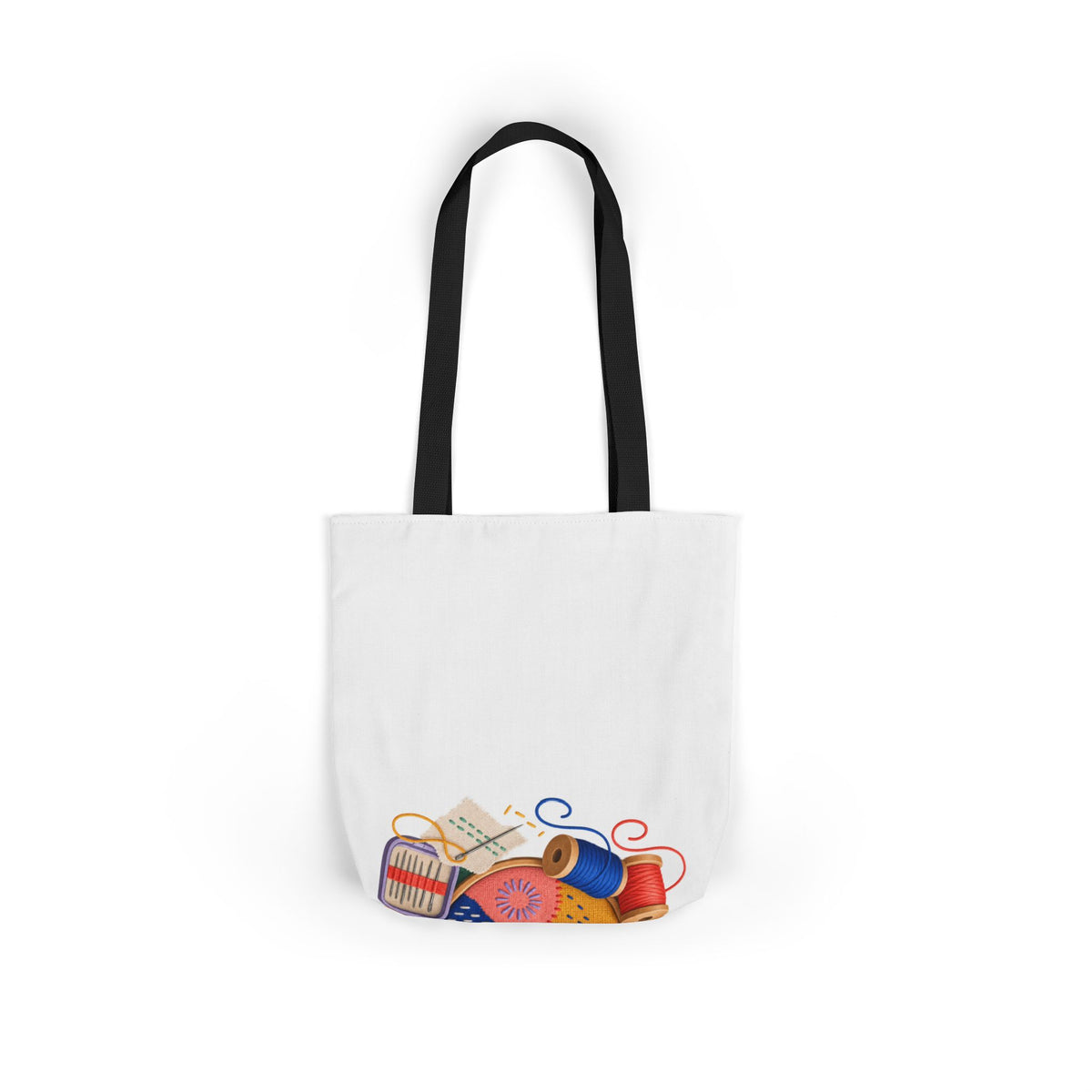 Colorful Visible Mending Workshop Tote Bag